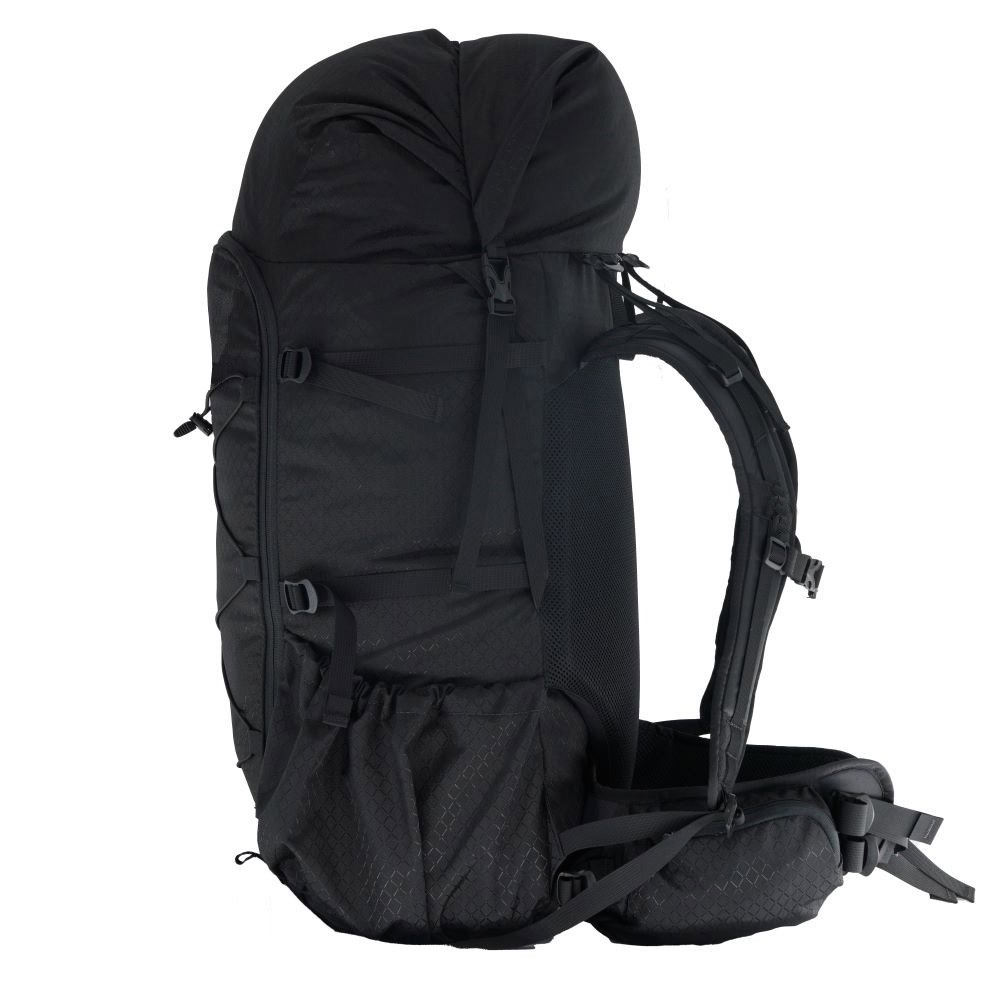 The left side view of a ULA Camino Travel Pack