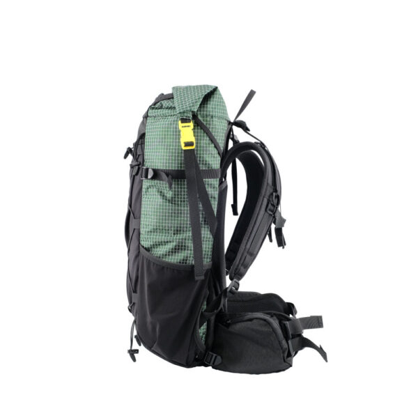 Left Side View of the ULA Kids Spark in Green Robic