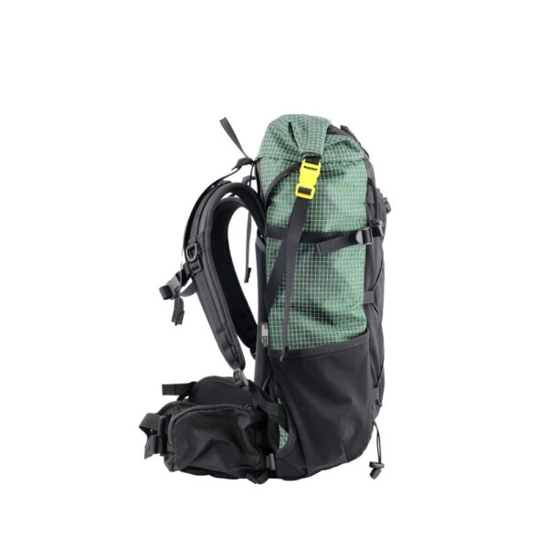 Right Side View of the ULA Kids Spark in Green Robic