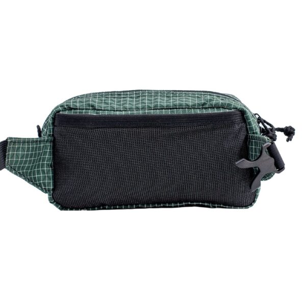 ULA Spare Tire Waist Pack: Back View Showing Hind Stretch Mesh Pocket with Elastic Top