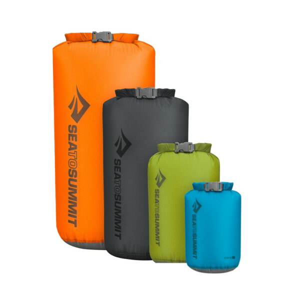 Sea to Summit Ultra-Sil Dry Sacks ordered by size