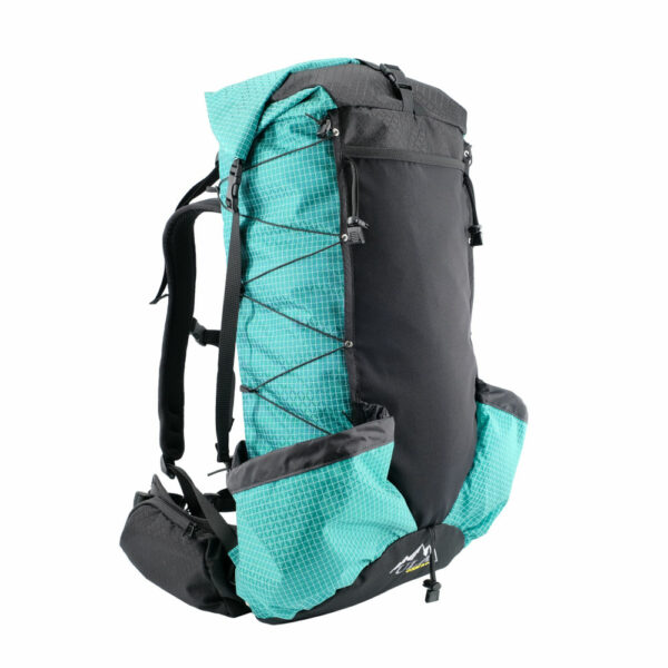 3/4 view of a ULA Ohm 2.0 in Teal