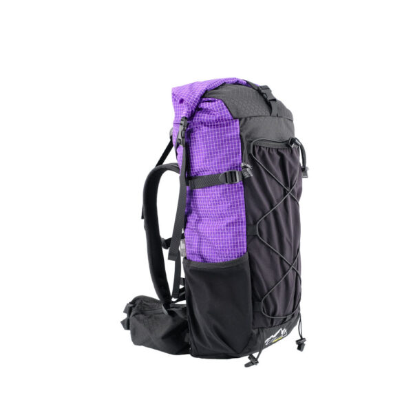 3/4 Side View of the ULA Kids Spark in Purple Robic