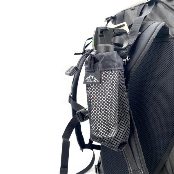 ULA Deploy bear spray holder on pack