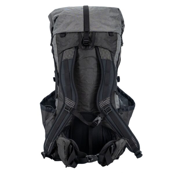 2024 Ultra CDT: Back View Showing Shoulder straps, sternum strap, and hip belt