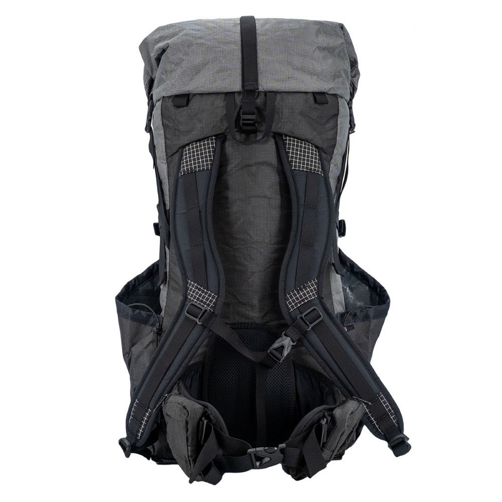 2024 Ultra CDT: Back View Showing Shoulder straps, sternum strap, and hip belt