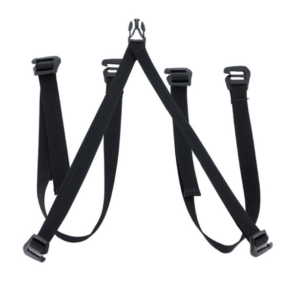 A "Both" kit including a top Y-strap with black buckle and a set of bottom straps.