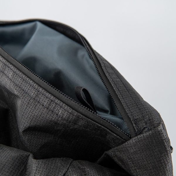 Unzipped X-pac Dragonfly Top Pocket showing Key Lanyard in the corner.