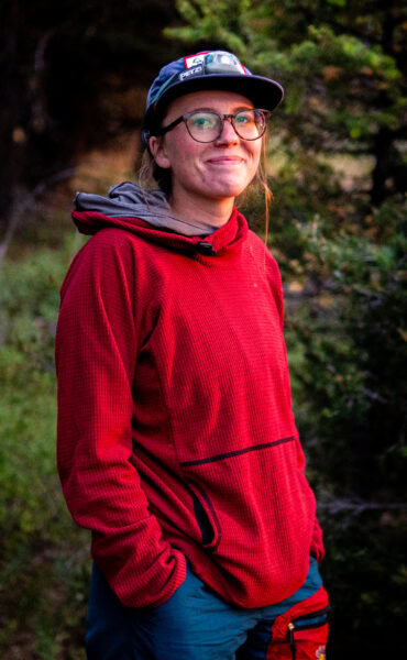 Amelia on a recent work trip to Montana.