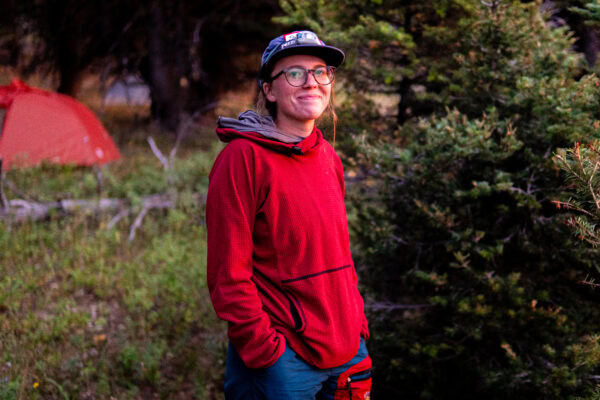 Amelia on a recent work trip to Montana.