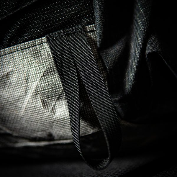 The trekking pole loops on the bottom of the Nexus