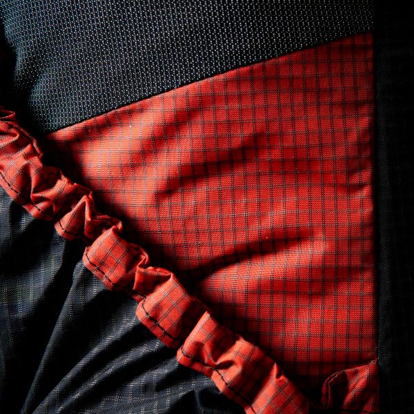 A Nexus detailed view showing the deep red color of the Dark Chili UltraGrid