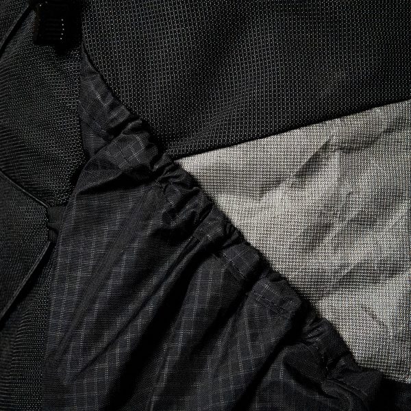 A Nexus detailed view showing the light grey color of the Ultra fabric
