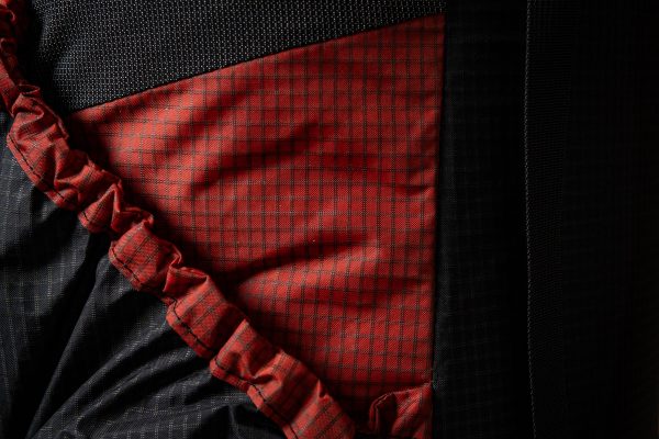 A Nexus detailed view showing the deep red color of the Dark Chili UltraGrid