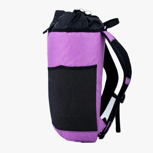 XPac Packrat left view showing stretch mesh pocket.