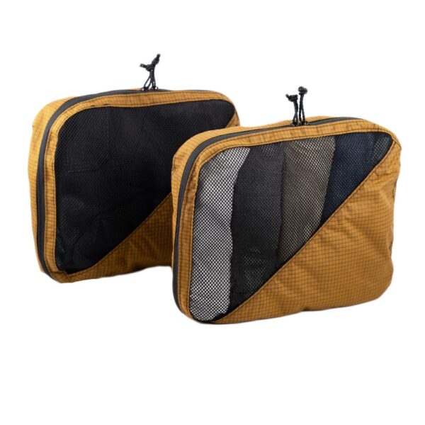 ULA 30L Packing Cube Bundle in Coyote Brown. Bundle contains 2 large cubes.