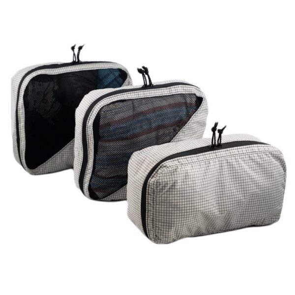 ULA 36L Packing 36L Cube Bundle in Silverado. Bundle includes 2 large and 1 shoe cube.
