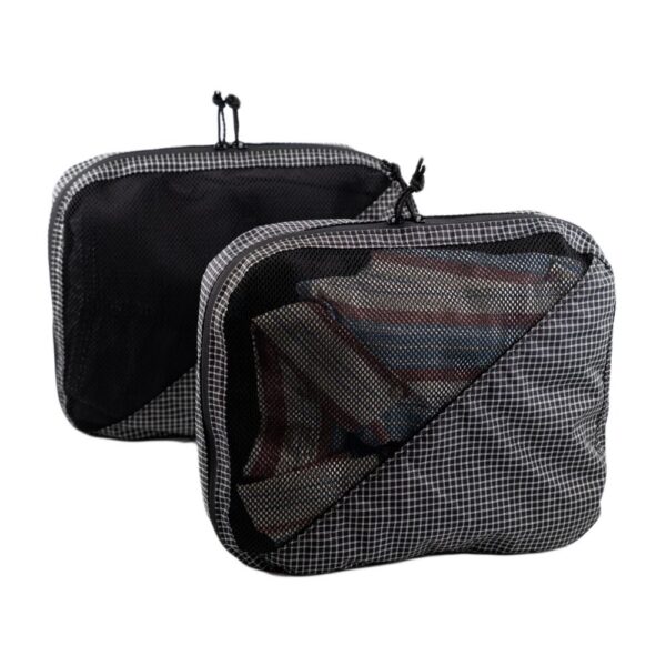 ULA 30L Packing Cube Bundle in Black Beauty. Bundle contains 2 large packing cubes