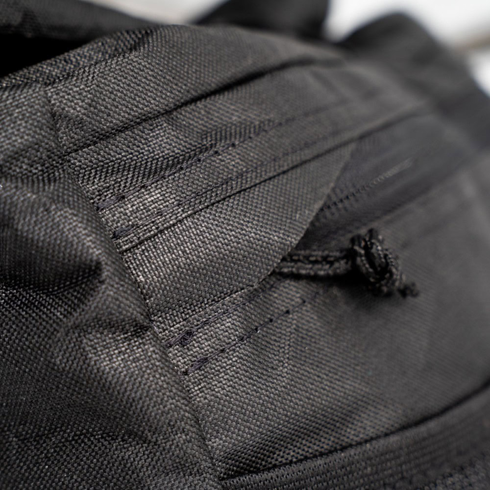 ULA Node has a Zipper garage and strap webbing garage to keep your pack neat