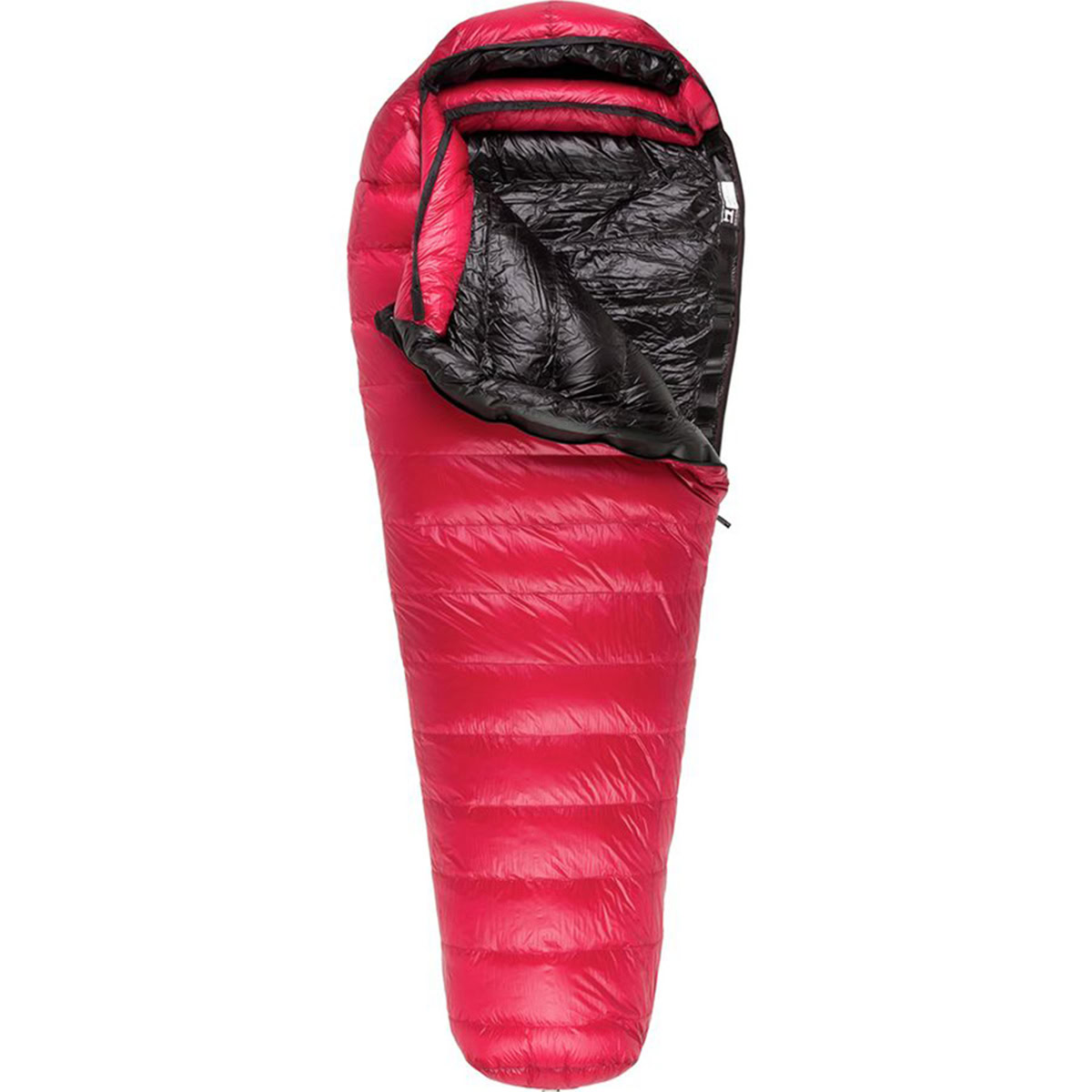 a red sleeping bag<br />
